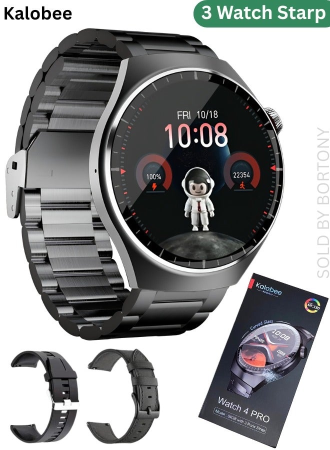 SK38 Smart Watch 4 Pro, 3 Watch Straps Smart…
