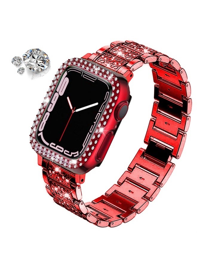 Bands Compatible with iWatch 41mm 45mm, Bling Rhinestone…