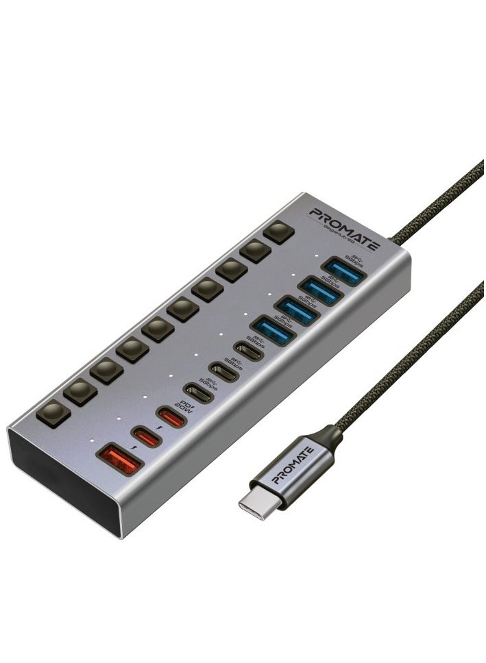 10 In 1 USB-C Multiport Hub, 3 USB-C And…