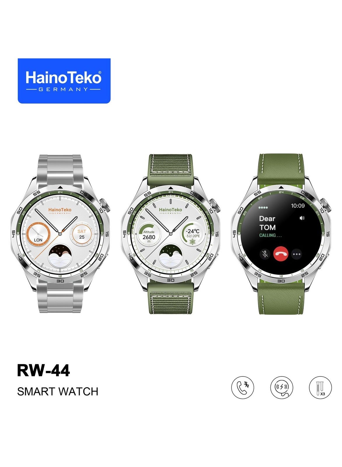 Haino Teko RW44 Round Screen AMOLED Display Smart…