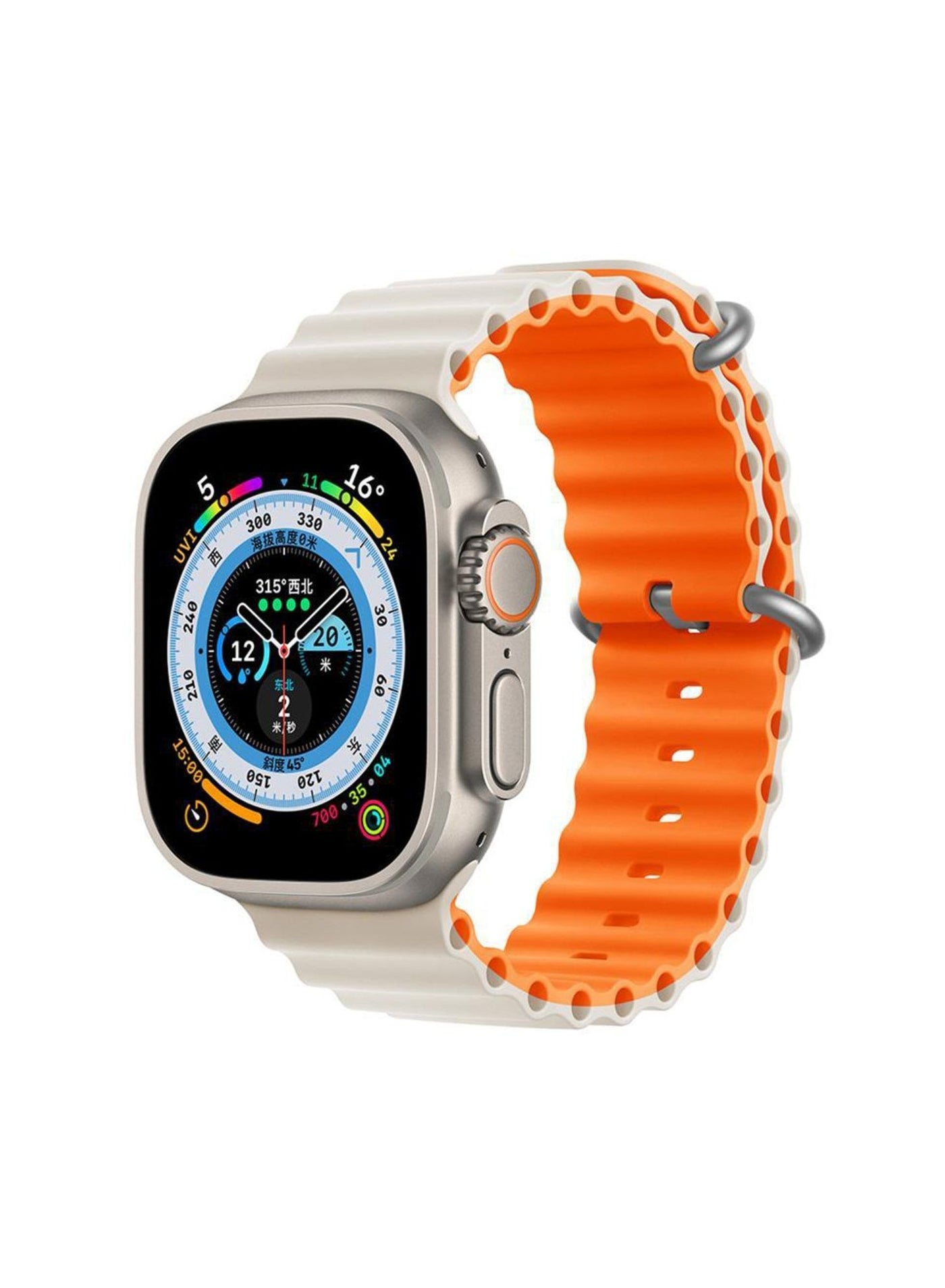 Silicone Replacement Band for Apple Watch 42-49mm,…