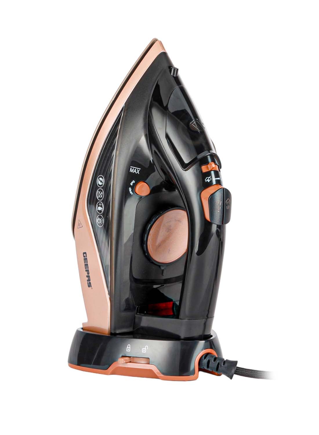 Steam Iron Cord and Cordless Use, Ironing Box…