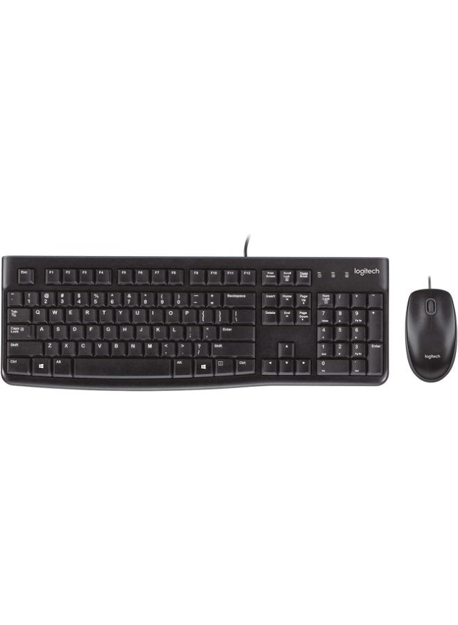 MK120 Wired Keyboard And Mouse For Windows,…