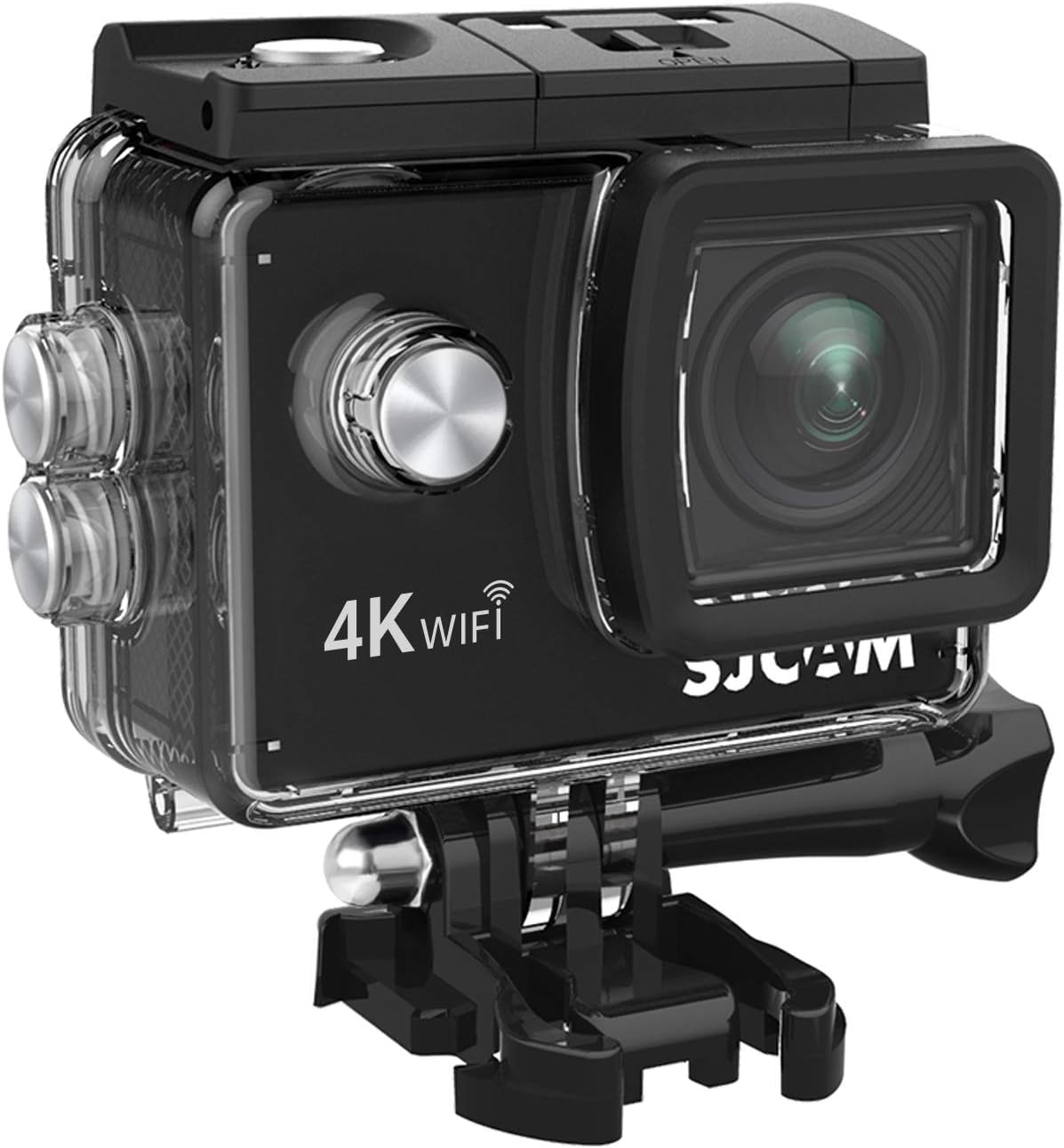 Compare SJCAM SJ4000 WiFi 12MP Optical Full HD WiFi Sports Action Camera 170°Wide FOV 30M Waterproof DV Camcorder, Black at KSA Price