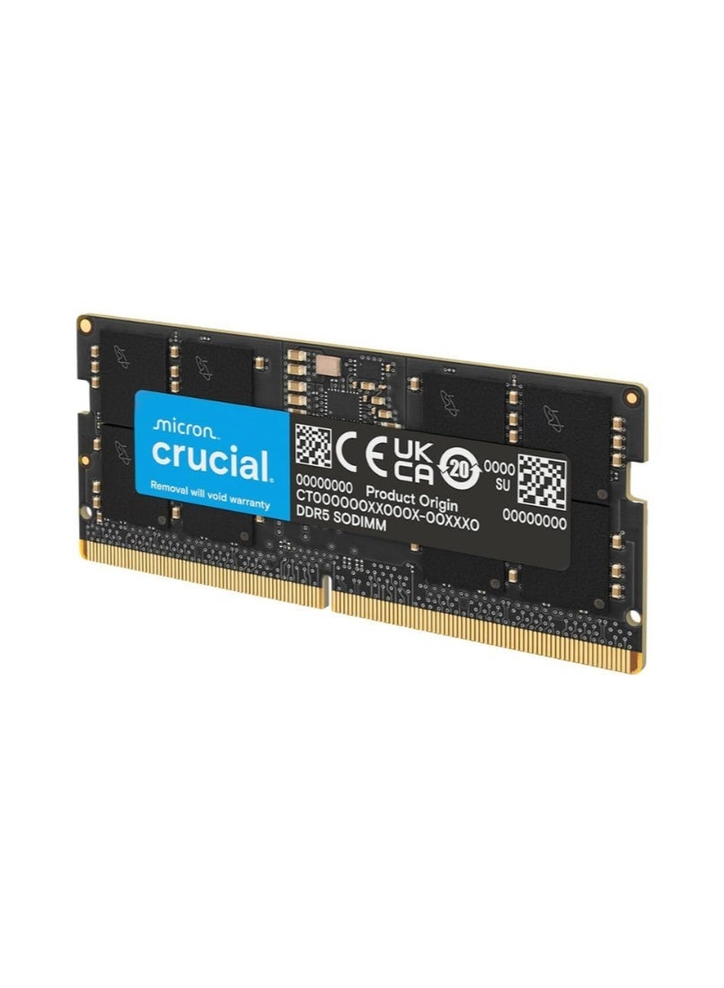 Compare Crucial RAM 64GB Kit 2x32GB DDR5 5600MHz Laptop Memory CT2K32G56C46S5 Black at KSA Price