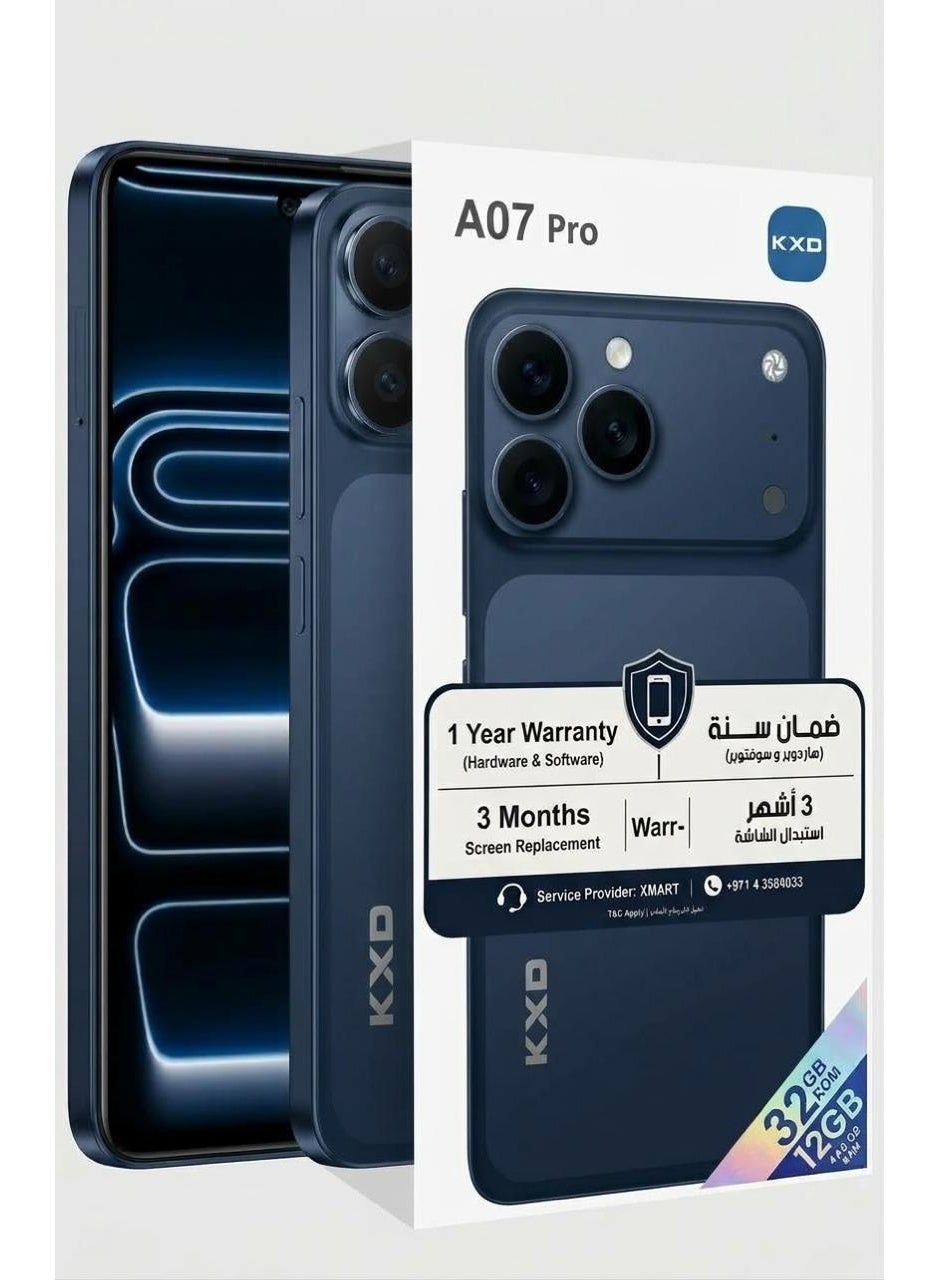 KXD A07 Pro Smartphone, 6.52-inch HD+…