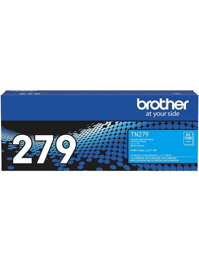 Compare TN279 Genuine Toner Cartridge for HLL3280CDW, DCPL3520CDW, DCPL3560CDW, MFCL3720CDW, MFCL3760CDW Cyan at KSA Price