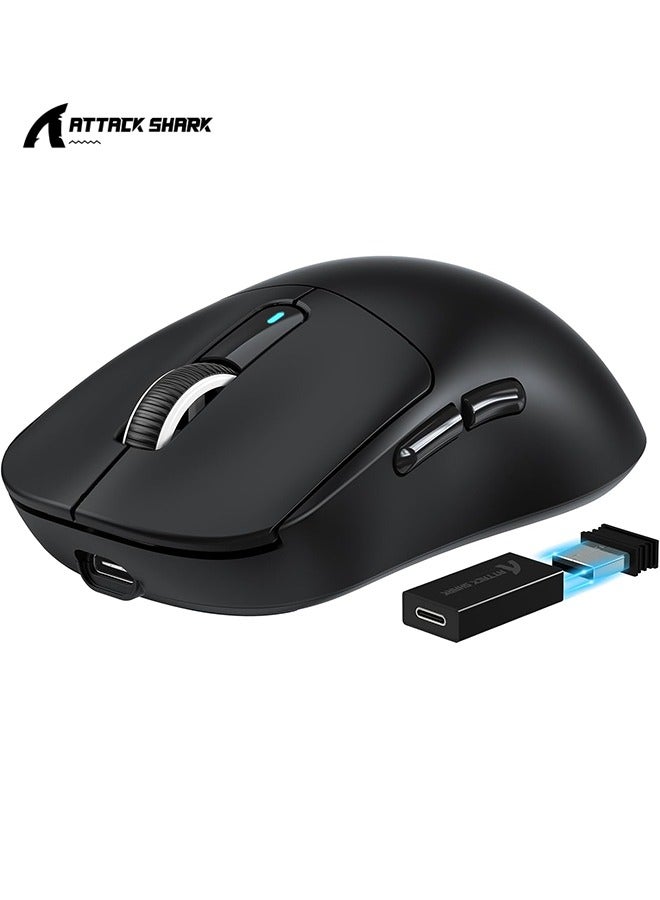 Compare X3PRO Lightweight Wireless Gaming Mouse with TriModeWired2.4GHzBT,PAW3395 Optical Sensor,26K DPI,Long Battery,Programmable Buttons for Win11XboxPSMacBlack at KSA Price