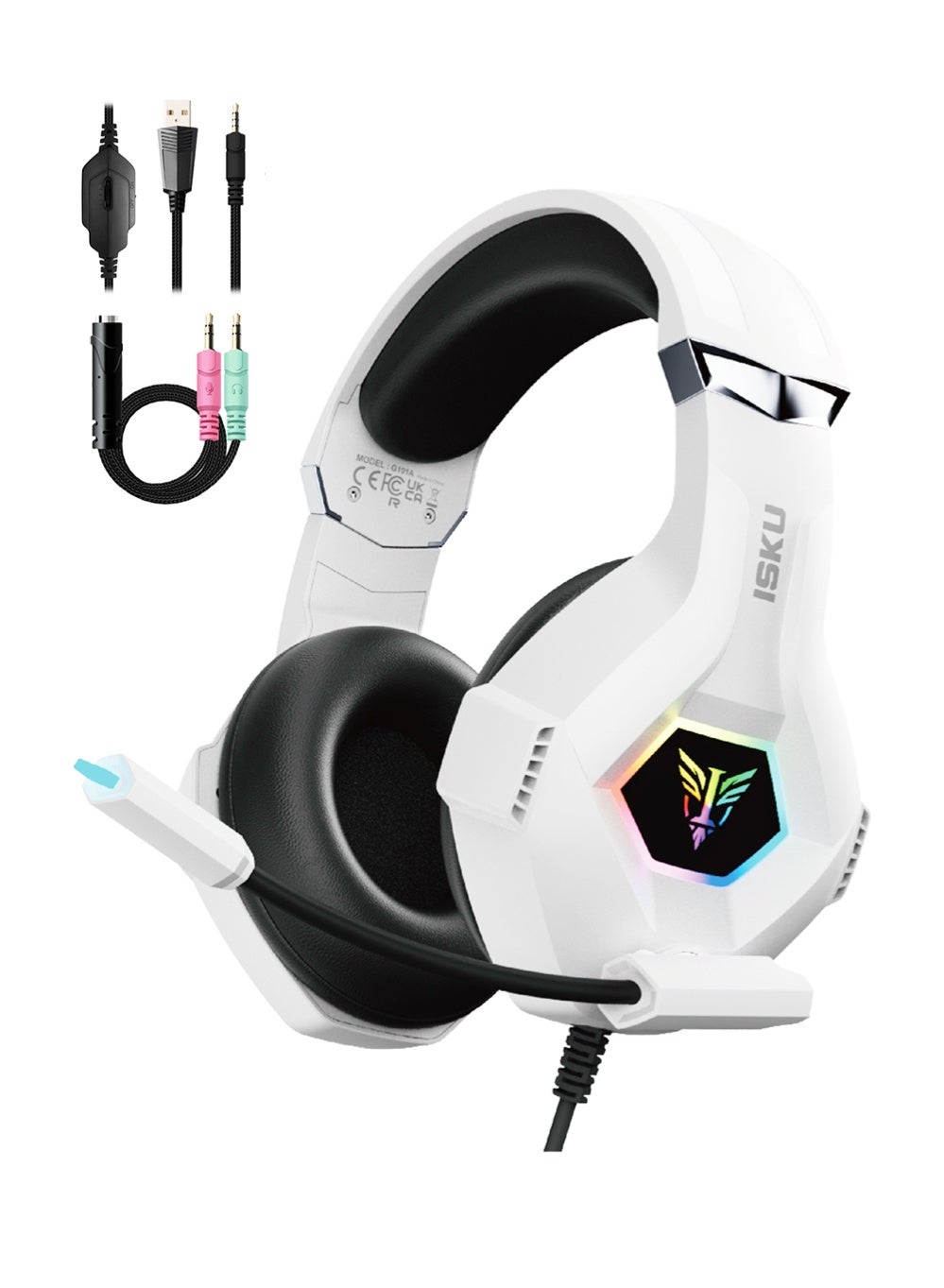G101A Wired Gaming Headset Over-Ear Gaming Headphones…