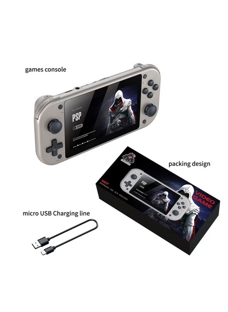 Compare Ultimate Handheld Gaming Console M17, Play 20,000 Retro Classic Games Favorites Perfect Gaming Device for Kids and Nostalgia Lovers! Endless Fun Awaits at KSA Price