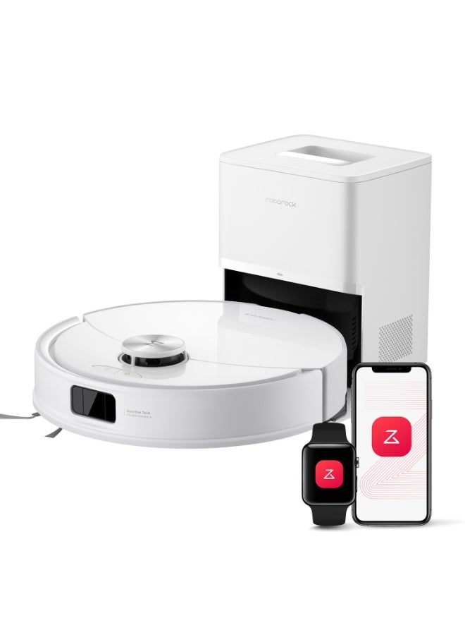 Compare roborock Q10 VF+ Robot Vacuum and Mop with SelfEmptying, 10,000Pa Suction, HandsFree Cleaning for Up to 7 Weeks, Dual AntiTangle Design, Auto Mop Lifting, Obstacle Avoidance, Ideal for Pet Hair Whtie at KSA Price