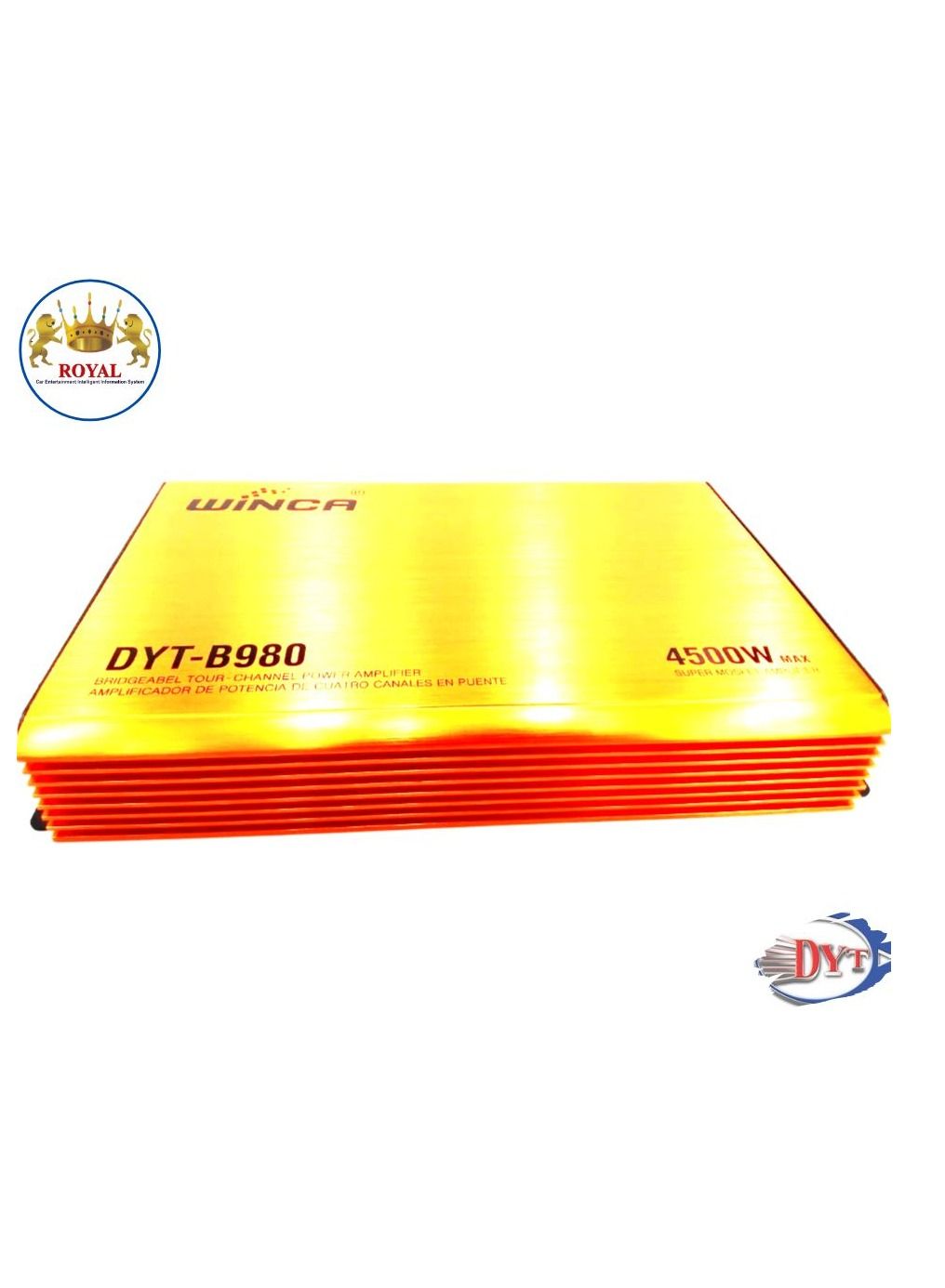 Compare Amplifier High Power 4Channel Winca 4500W Max DYTB980 at KSA Price