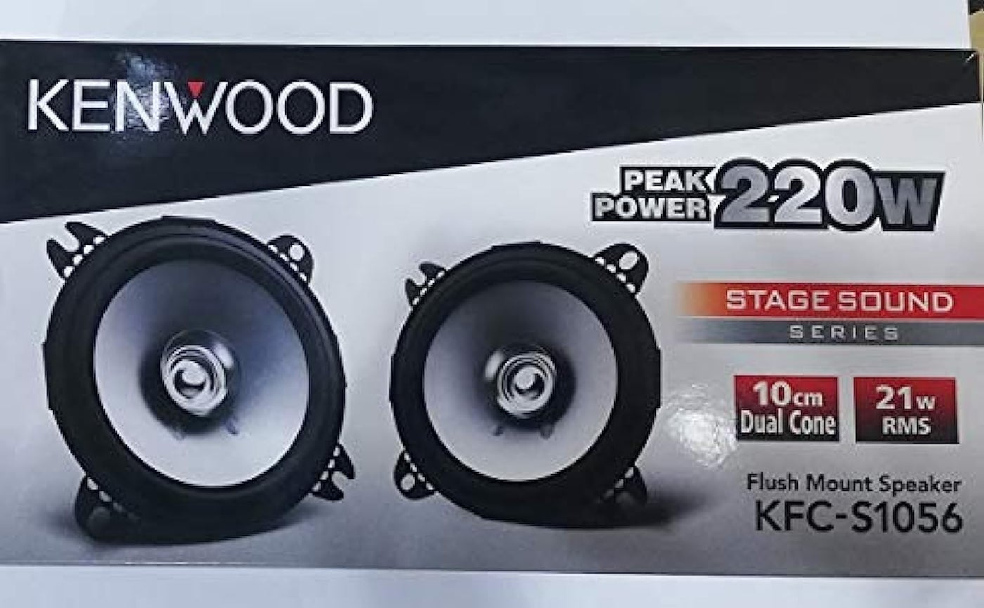 Kenwood KFC-S1056 Flush Mount Speaker - 220W Peak…