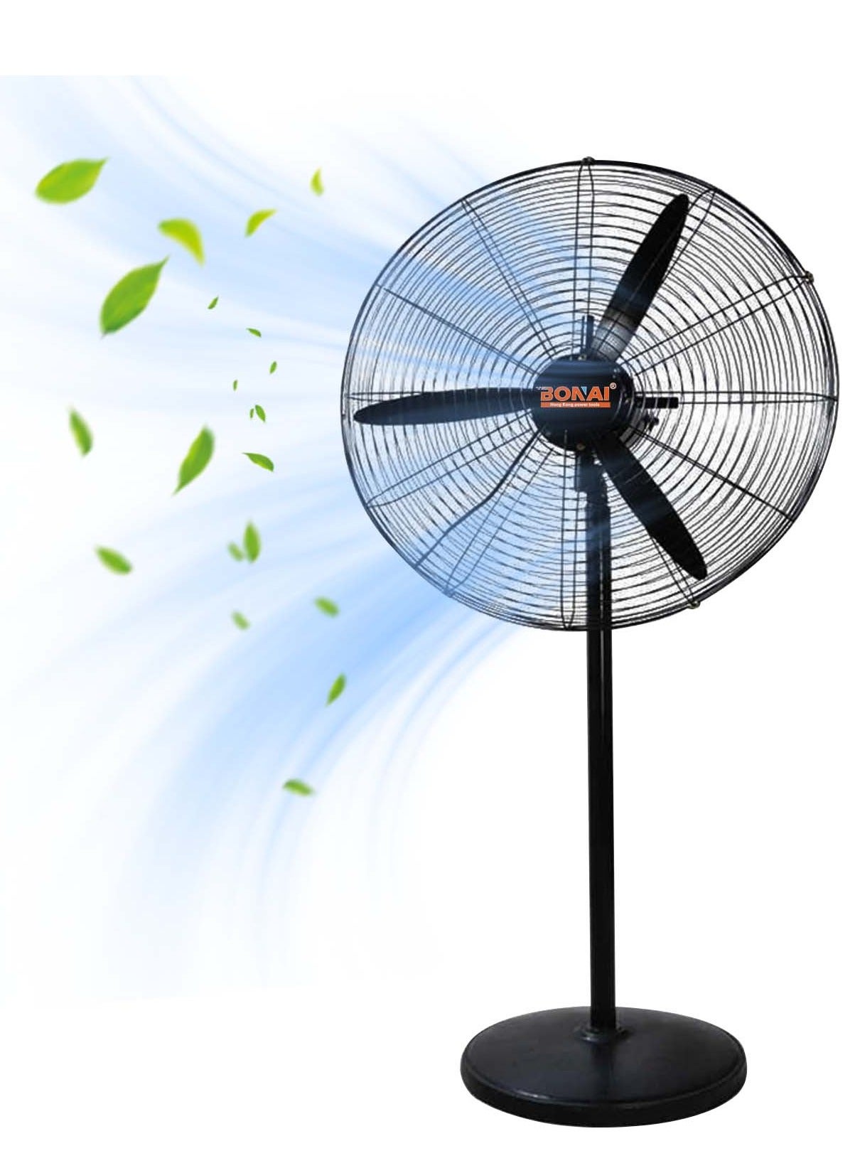 Industrial Stand Fan-Metal Pedal, High-Velocity Copper…