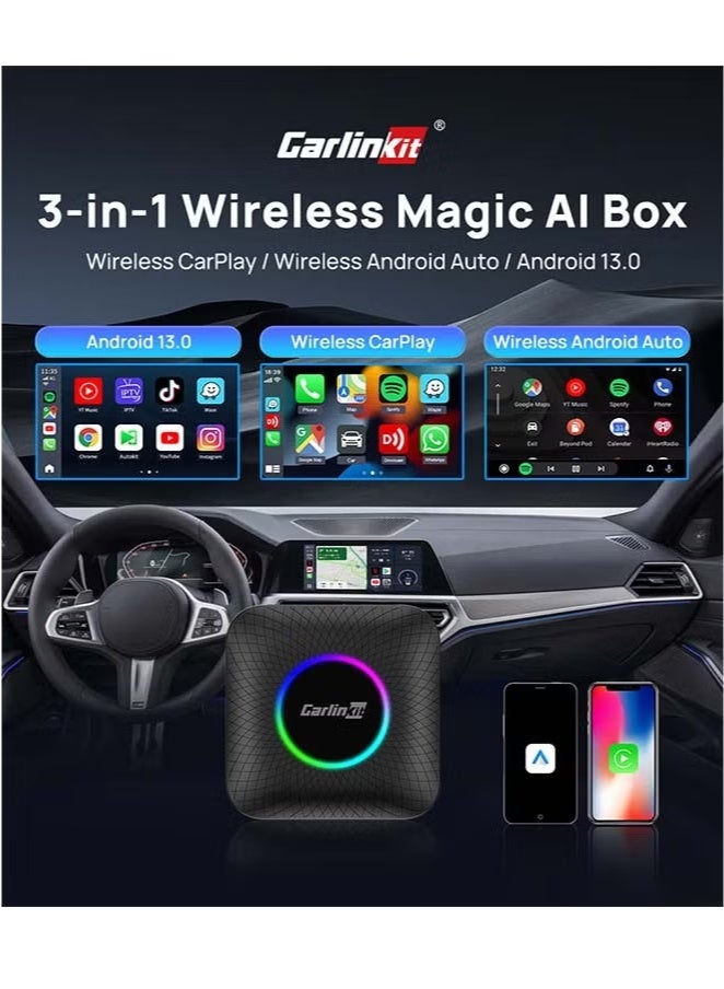 4G+64GB CarlinKit CarPlay Ai TV Box LED…