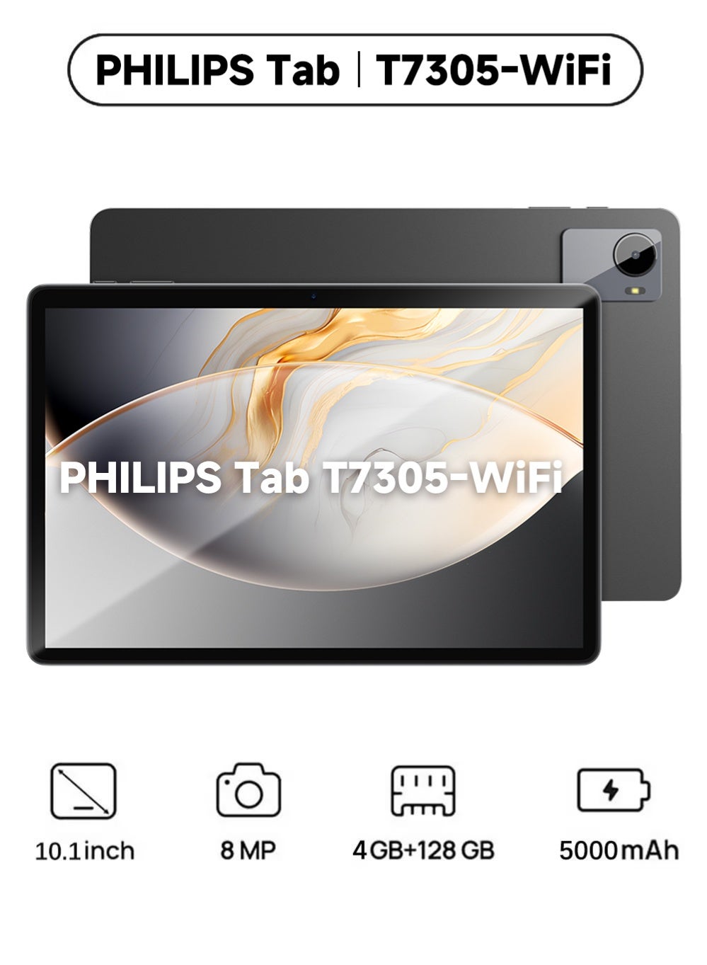 Philips T7305 Tablet 2025 10.1 inch Android 16…