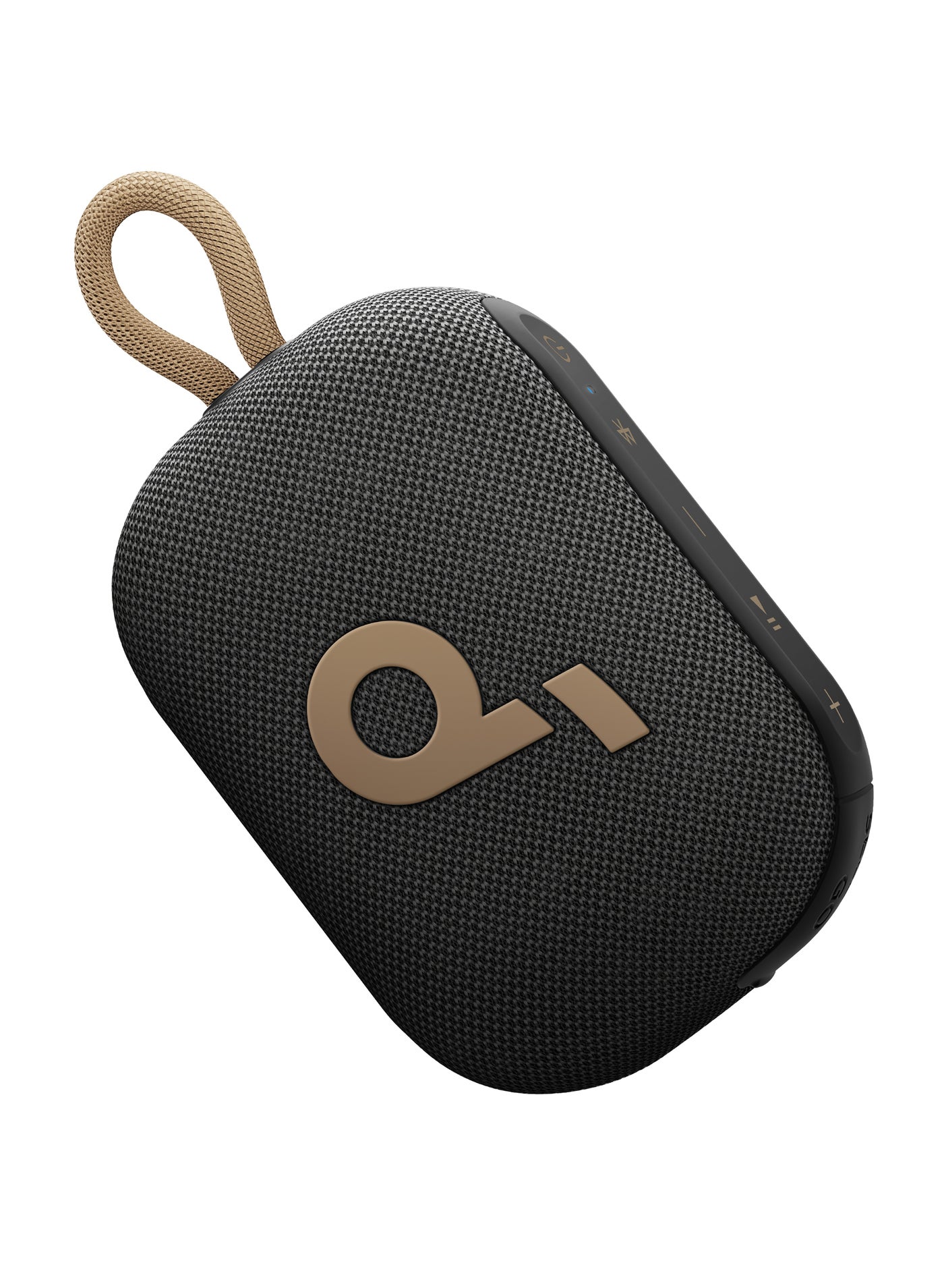 Compare Select 4 Go Ultra Portable Bluetooth Speaker by Anker, 20H Playtime, IP67 Waterproof and Dustproof, Floatable, Customisable Pro EQ, Wireless Stereo Pairing, Ideal for Home, Outdoors, Hiking BlackGold at KSA Price