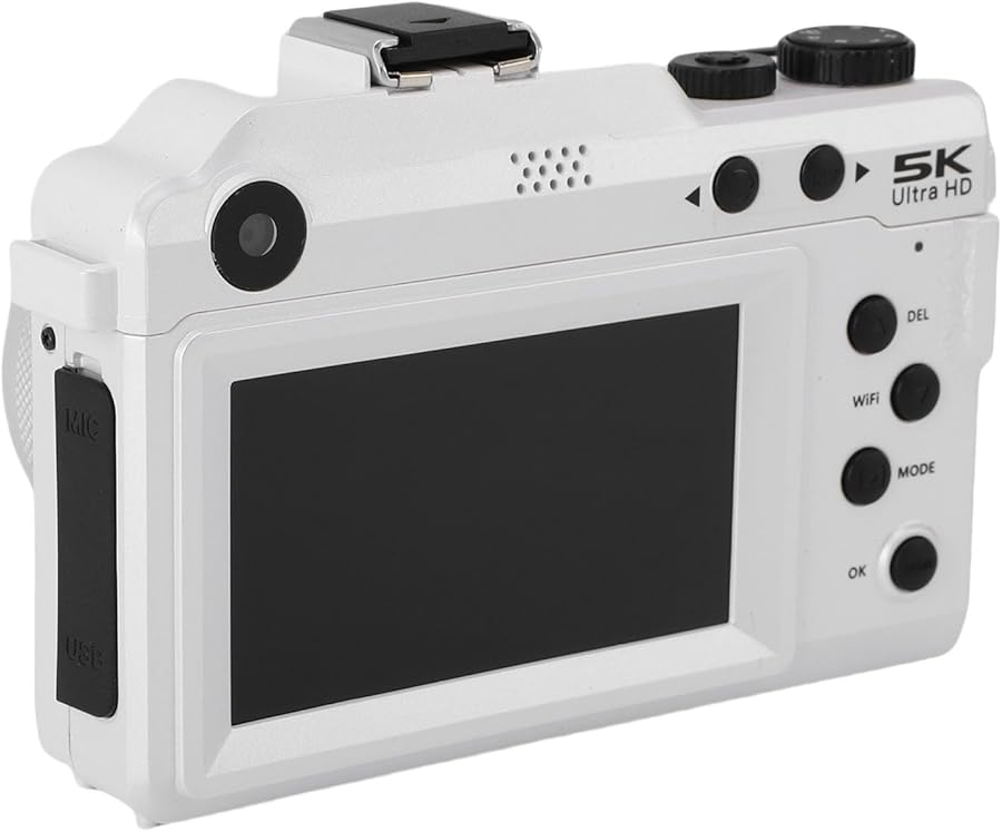 Vbestlife 5K 80MP WiFi Digital Camera 18X Zoom…