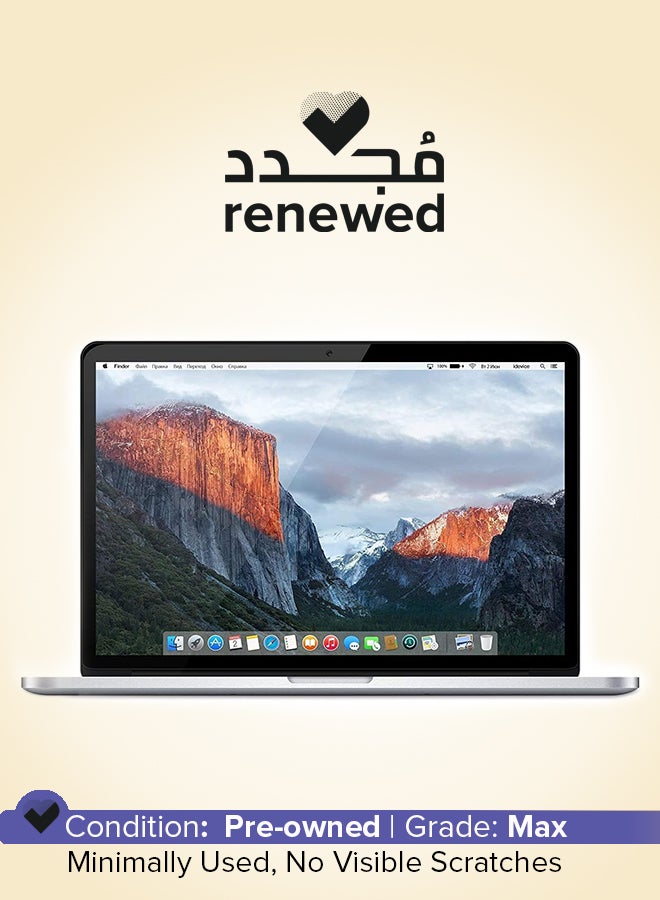 Compare Renewed  MacBook Pro A1398 2015 Laptop With 15.4Inch  Display, Core i7 ProcessorDual Core16GB RAM500GB SSDmacOS English Silver at KSA Price