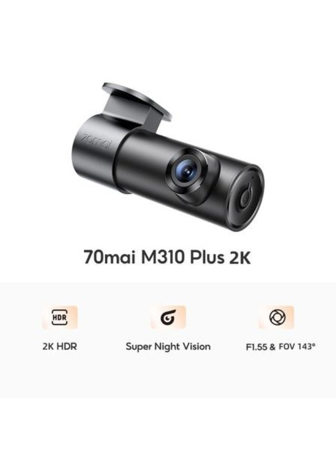 Compare 70M310 Plus 2K  Car Dash Camera, Type‑C, Voice Control, 143° Wide Angle at KSA Price
