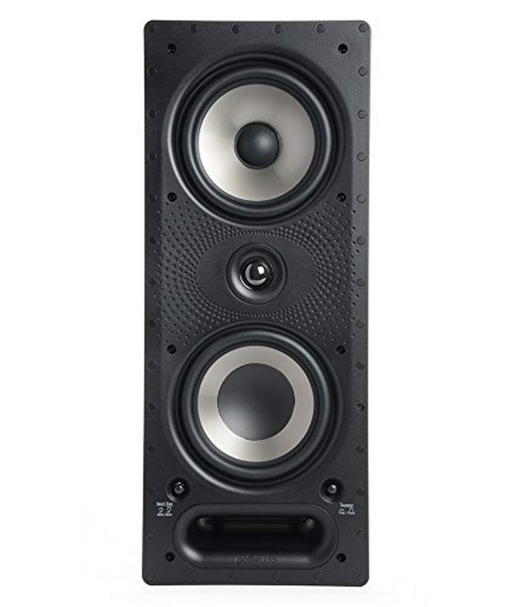 Compare Polk Audio 265RT 3Way inWall Speaker The Vanishing Series Easily Fits in CeilingWall HighPerformance Audio Use in Front Rear or as Surrounds with Power Port Paintable Grille Black at KSA Price