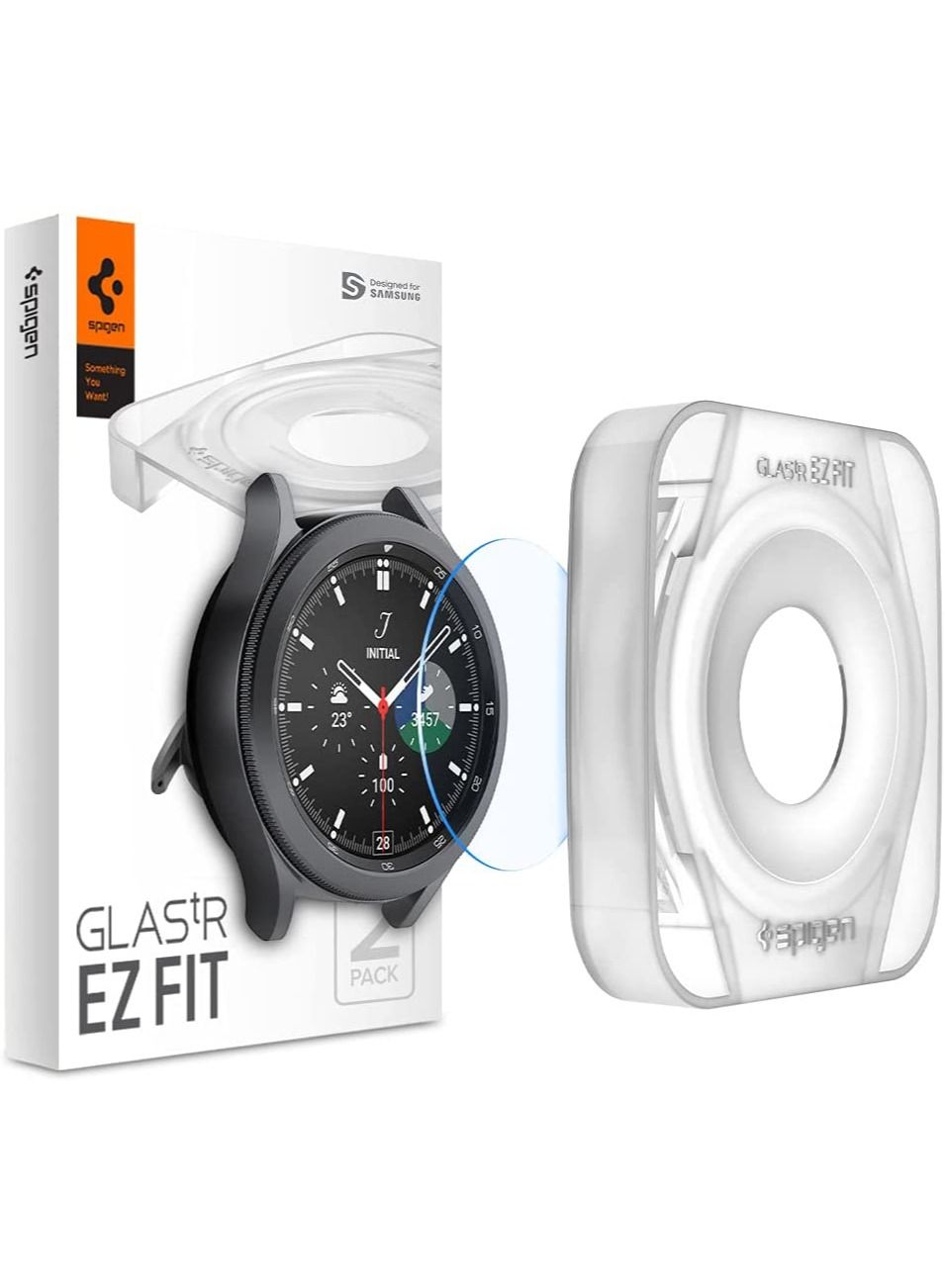 Glastr Ez Fit 2 Pack for Samsung Galaxy…