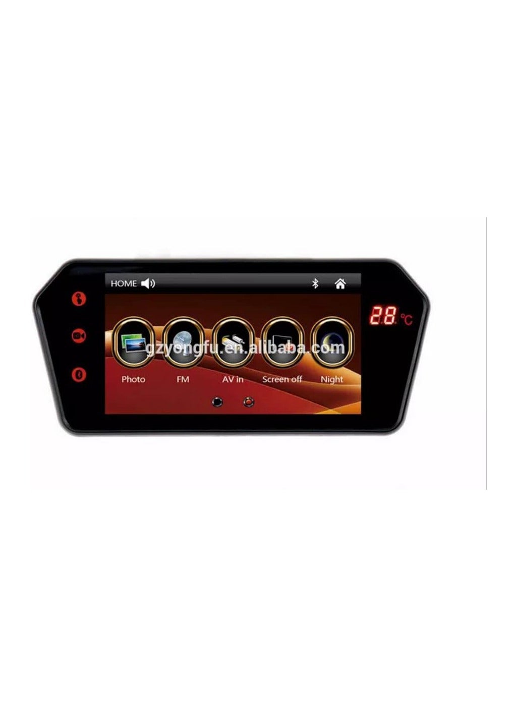 Compare Universal Car 7 Inch 1080P HD Touch Screen Multi Function Rearview Mirror Monitor Contact USBTF Bluetooth MP5 at KSA Price
