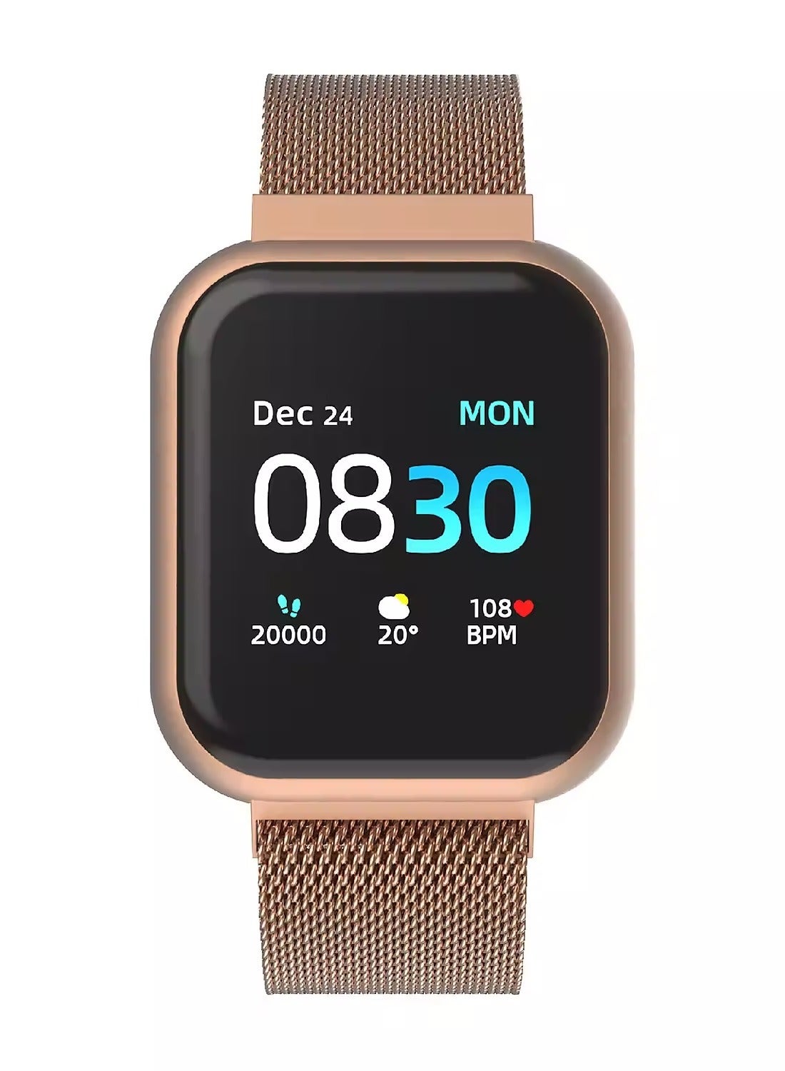 iTouch Unisex Interactive Air 3 Watch Rosegold/Rosegold…