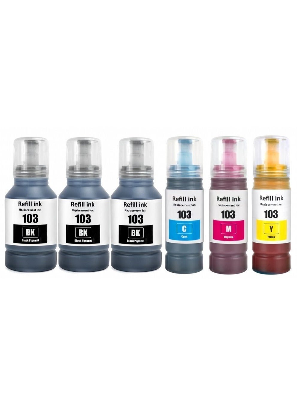 NexNova 103 Compatible Refill Ink 6-Pack, 3…