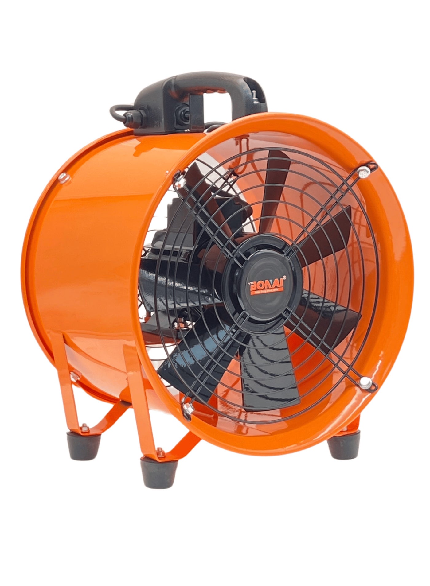 Compare BONAI 12 Inch Industrial Ventilator Fan 600W | High Velocity Axial Blower 2900 RPM | Heavy Duty Portable Air Mover 62 m³min 350Pa | 220V Single Phase for Garage, Workshop, Construction at KSA Price