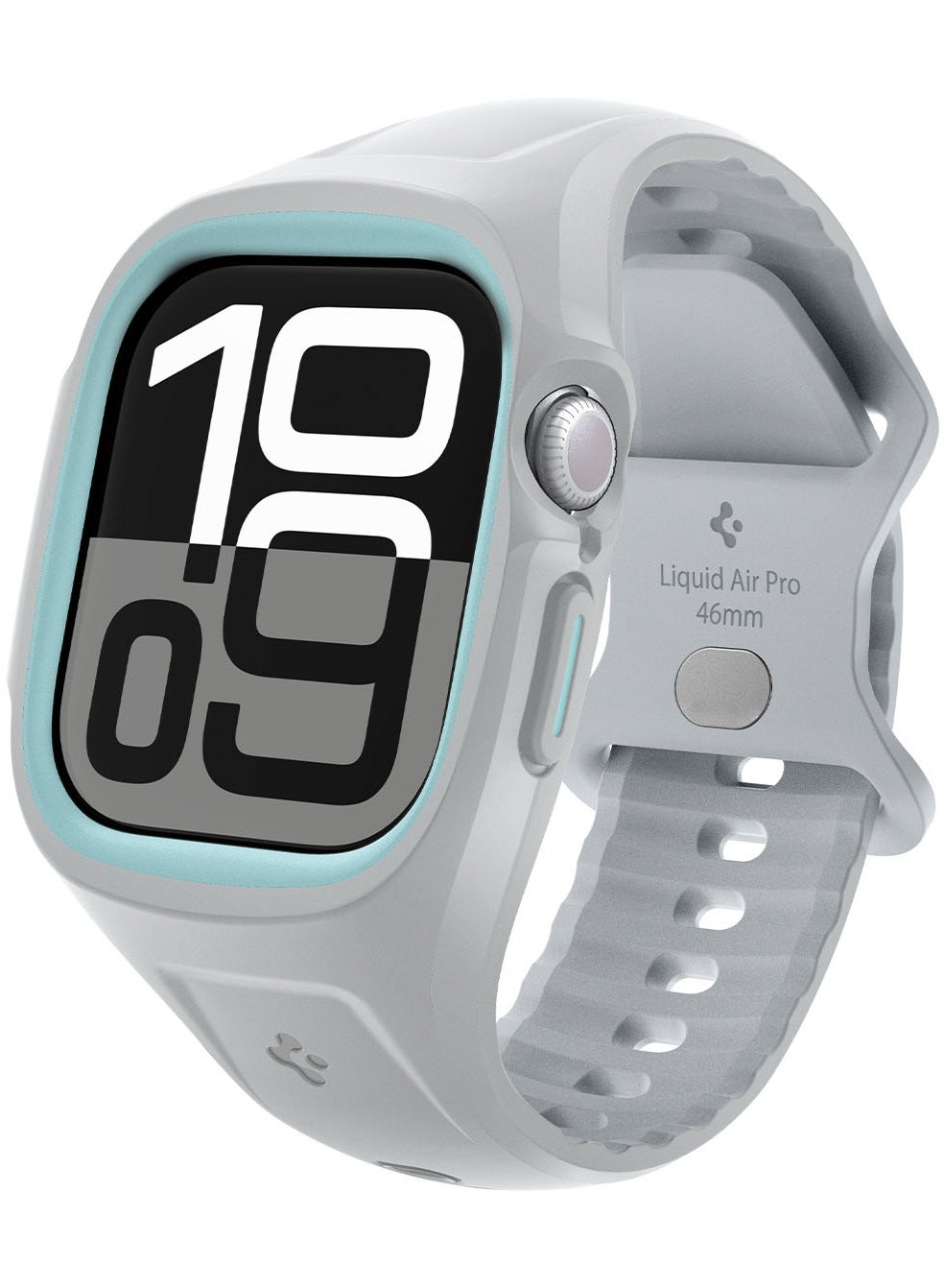 Compare Liquid Air Pro for Apple Watch Series 10 46mm Case with Band Strap  Gray at KSA Price