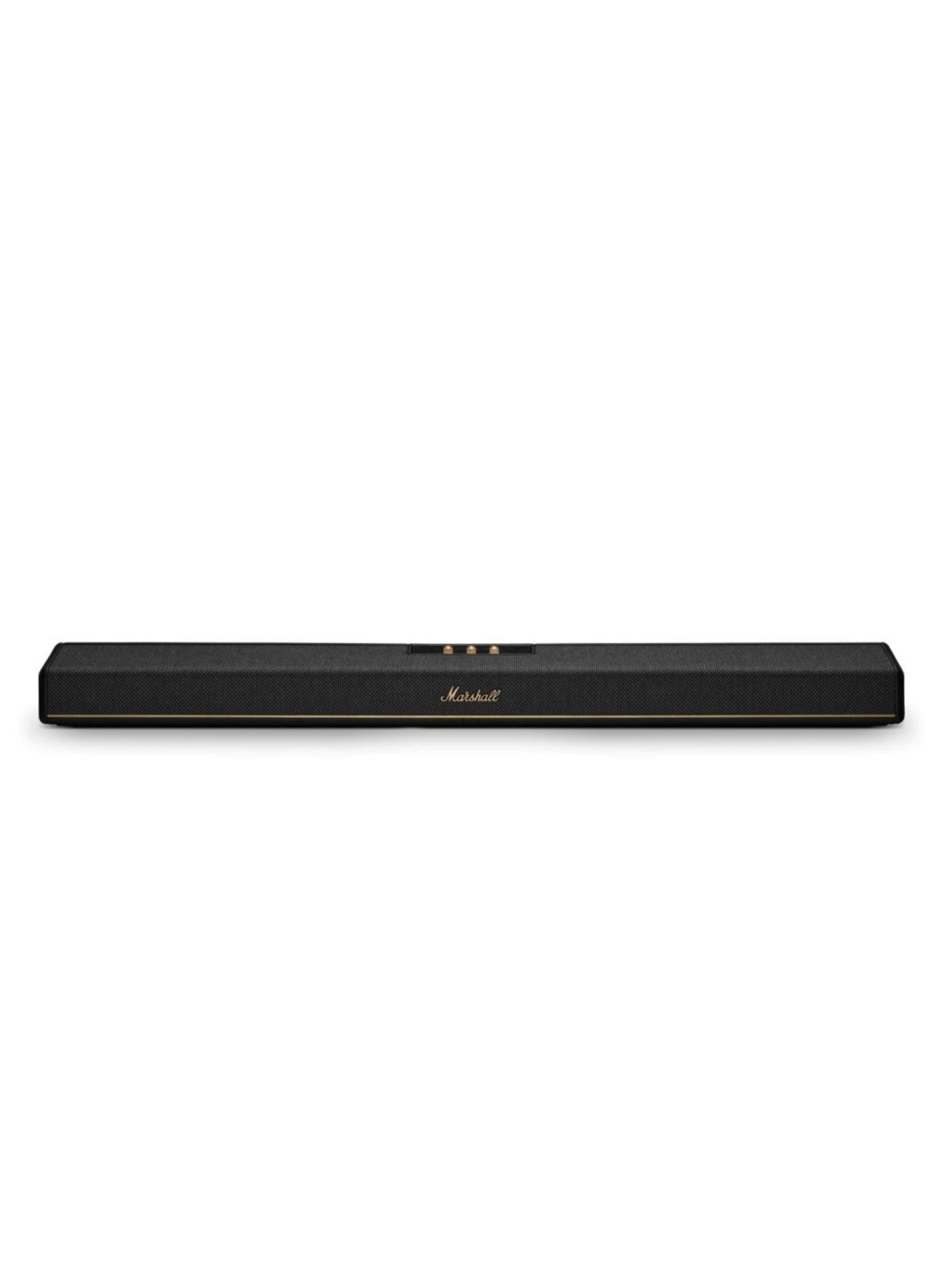 Compare Marshall Heston 120 Dolby Atmos Soundbar – Immersive 3D Audio, Builtin Subwoofers, MultiWireless Connectivity, Integrated Music Services, Tactile Controls, Marshall App Compatible Black at KSA Price