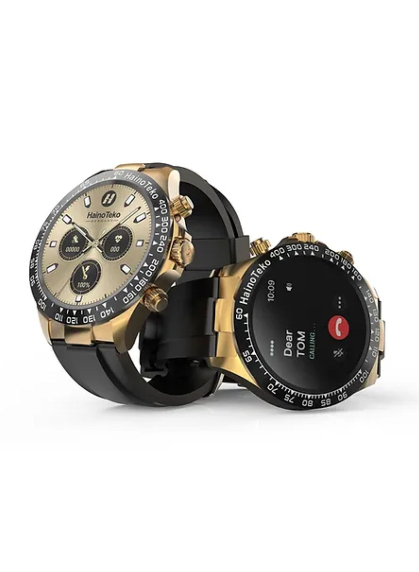 Compare RW26 Round Smartwatch – Stylish King Bracelet, Wireless Charger Included, Fitness Tracker, Heart Rate & Sports Mode, Waterproof, Compatible with Android & iOS – Men’s at KSA Price