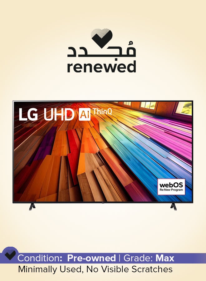 Compare Renewed  65Inch Smart TV 65UT80 Black at KSA Price