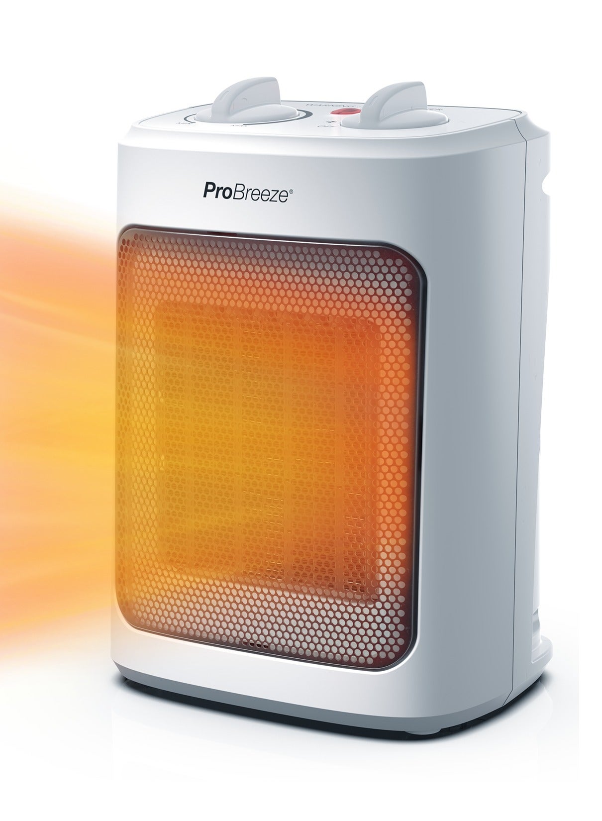 Compare 2000W Mini Ceramic Fan Heater, 3 Heat Settings and Fan Only Mode with Built in Overheat and Tip Over Protection, Electric Heater for Home, Office and Bedroom at KSA Price