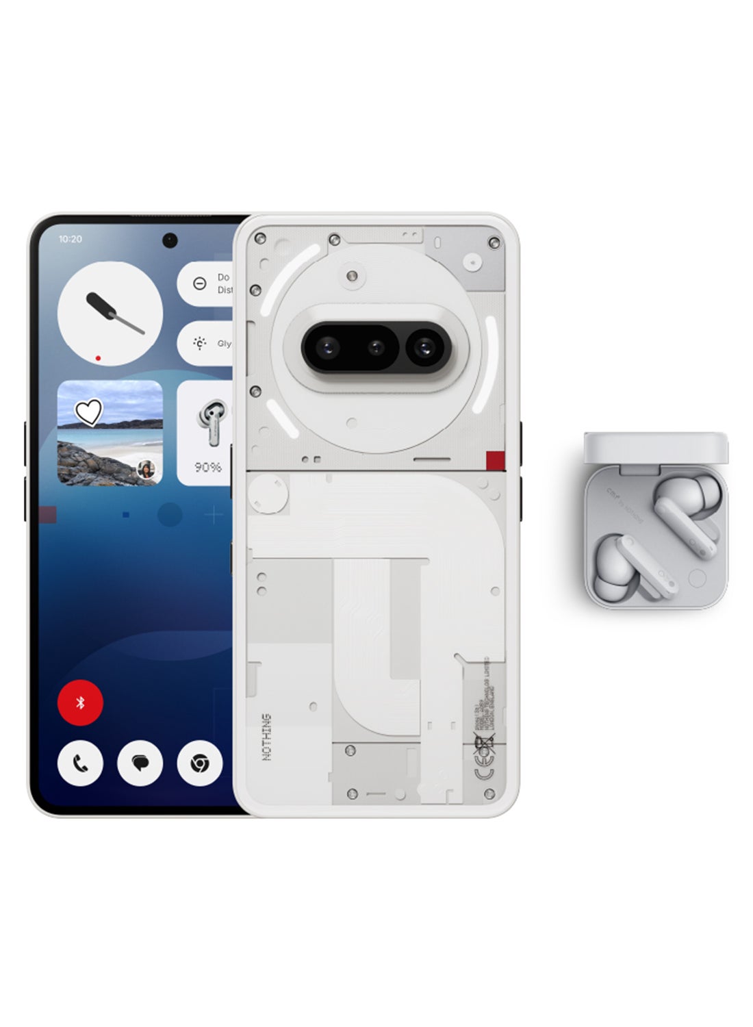 Phone 3a 5G Dual SIM White 12GB RAM 256GB…