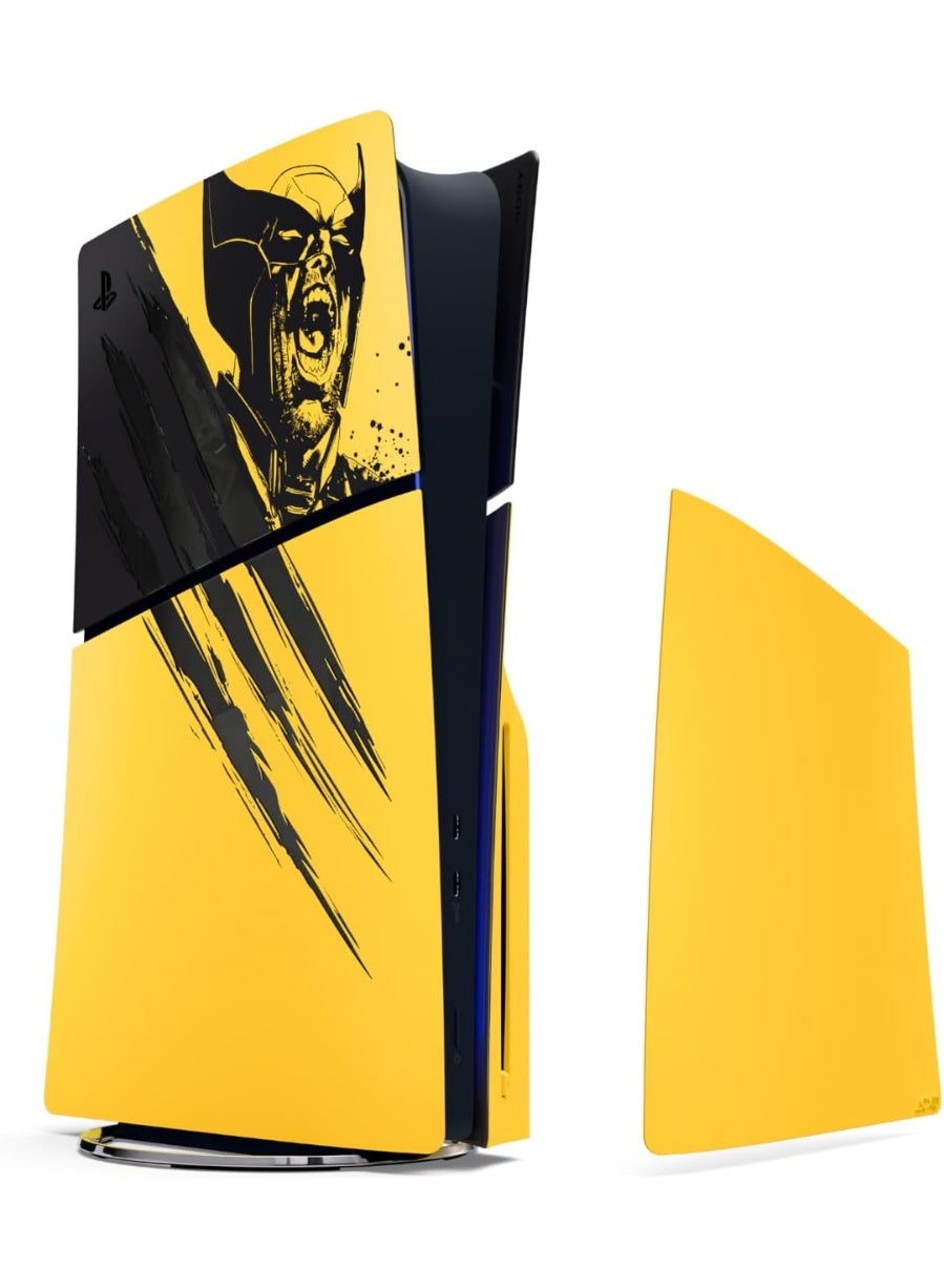 Compare PlayStation 5 PS5 Console Covers  Marvels Wolverine Battle Yellow Limited Edition at KSA Price