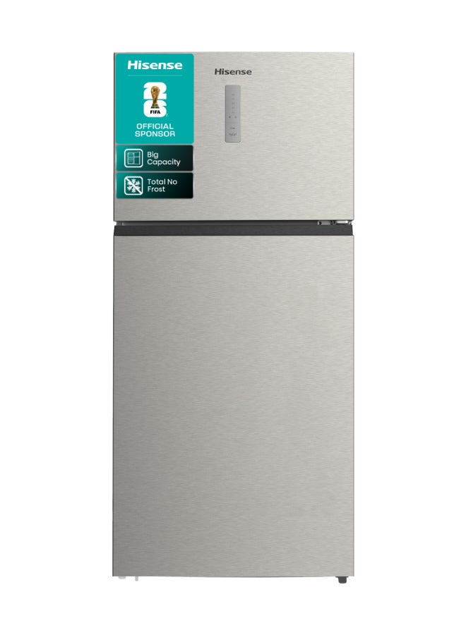Compare Hisense 826L Gross635L Net Capacity TopMount Refrigerator with Inverter Technology, Big Capacity,Total No Frost,Precise Electronic Control,Adjustable Glass Shelf,Easy Approach Drawers,Fresh Crisper,Supper Cooling, Twist Icemaker,RT3N635NAD4 RT3N635NAD4 Silver at KSA Price