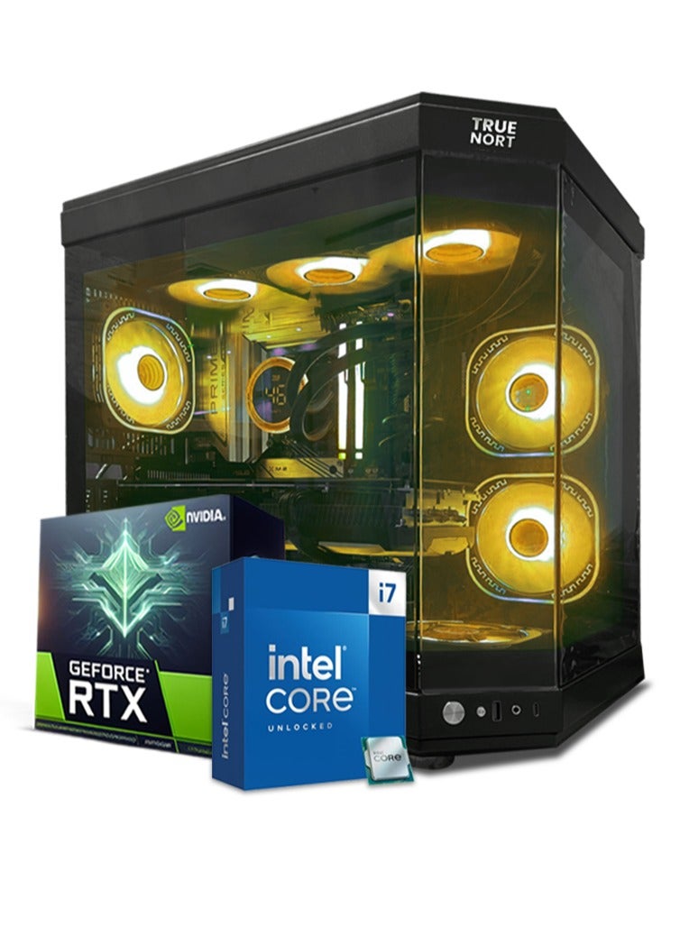 Compare Ecliptor Gaming PC, Intel Core i712700F, RTX 4060, 16GB RAM, 1TB SSD, Window 11 Pro, TRUENORT RGB Black Case at KSA Price