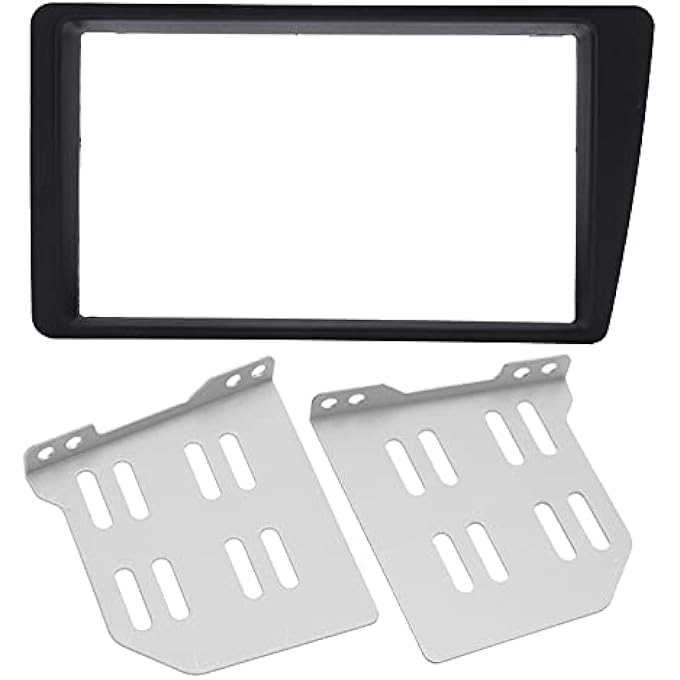 Compare Double Din Car Stereo Dash Kit Radio Frame Trim Fascia With Brackets 20012005 Lhd at KSA Price