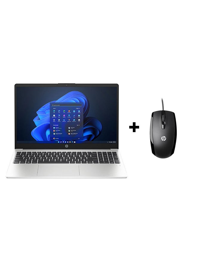 Compare 250 G10 Laptop With 15.6Inch Full HD1920X1080Display, Core i51335U Processor8GB RAM512GB SSDIntel Iris XE GraphicsDOSWithout Windows+HP X500  Wired USB Mouse EnglishArabic Turbo Silver at KSA Price