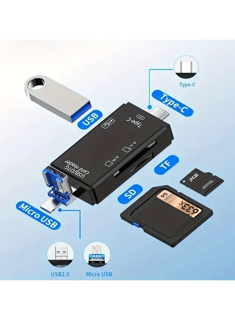 6-In-1 USB C Multi Card Reader, SD Card Reader…