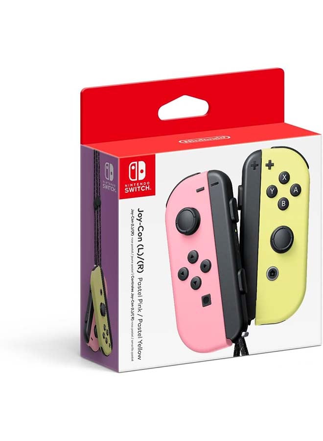 Compare Nintendo Switch JoyCon LR  Pastel Pink  Pastel Yellow Controller at KSA Price