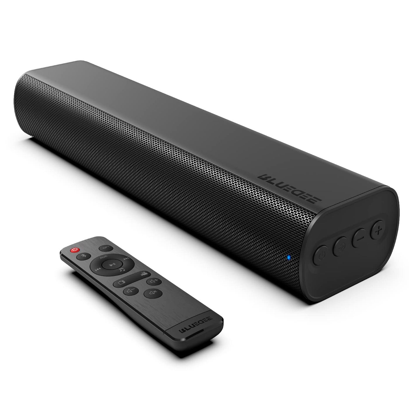 Compare Sound Bars for TV 16inch Cinematic TV Sound Bar with Impactful Bass Bluetooth Soundbar for TV with Remote Control Wall Mountable TV Speakers Sound Bar Work with Traditional or Smart TV at KSA Price