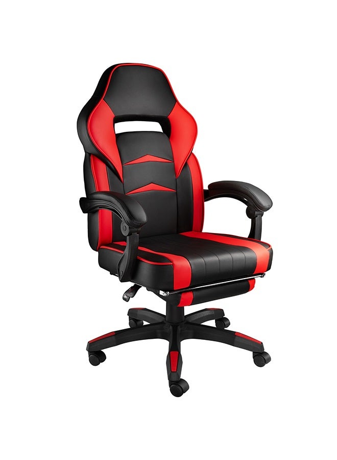 Gaming Chair Racing Style With Retractable Footrest…