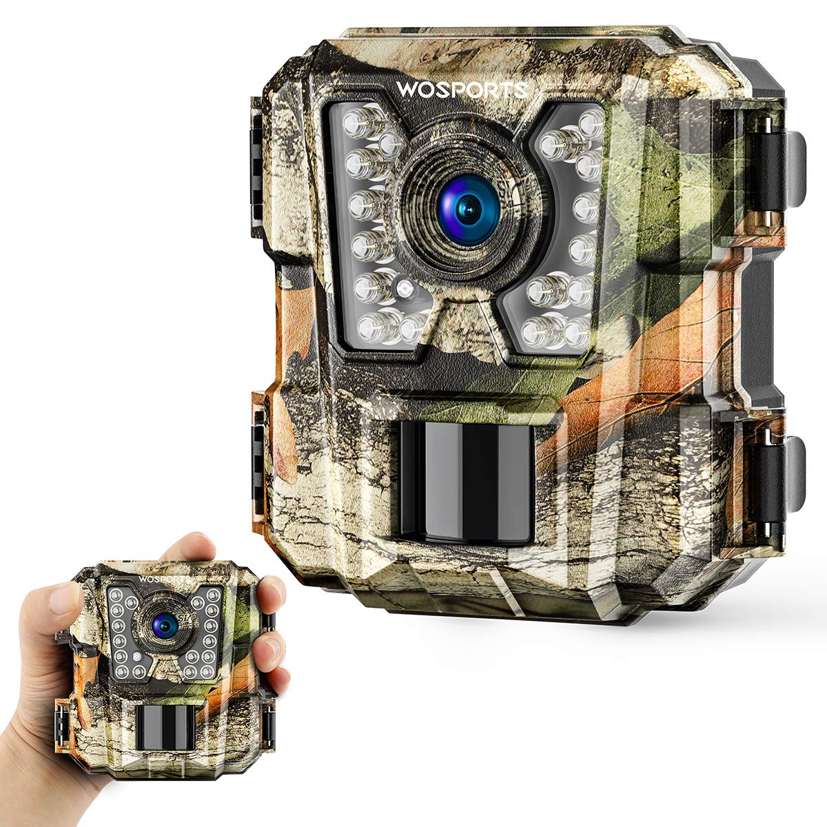 WOSPORTS Mini Trail Camera,24MP 1080P HD Game Camera…