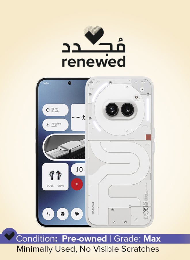Renewed - Phone 2A 5G Dual SIM Milk 8GB…