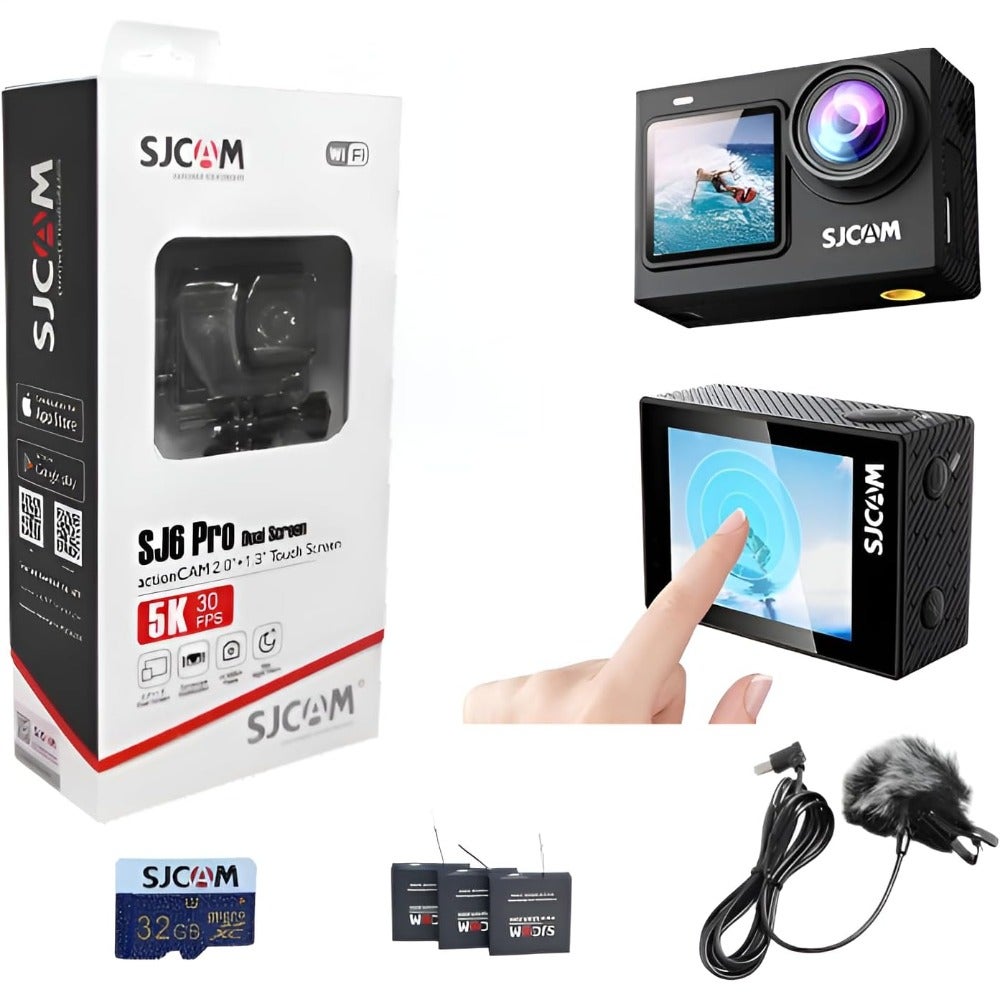 SJ6 Pro 5K 24MP Dual Screen Action Camera…