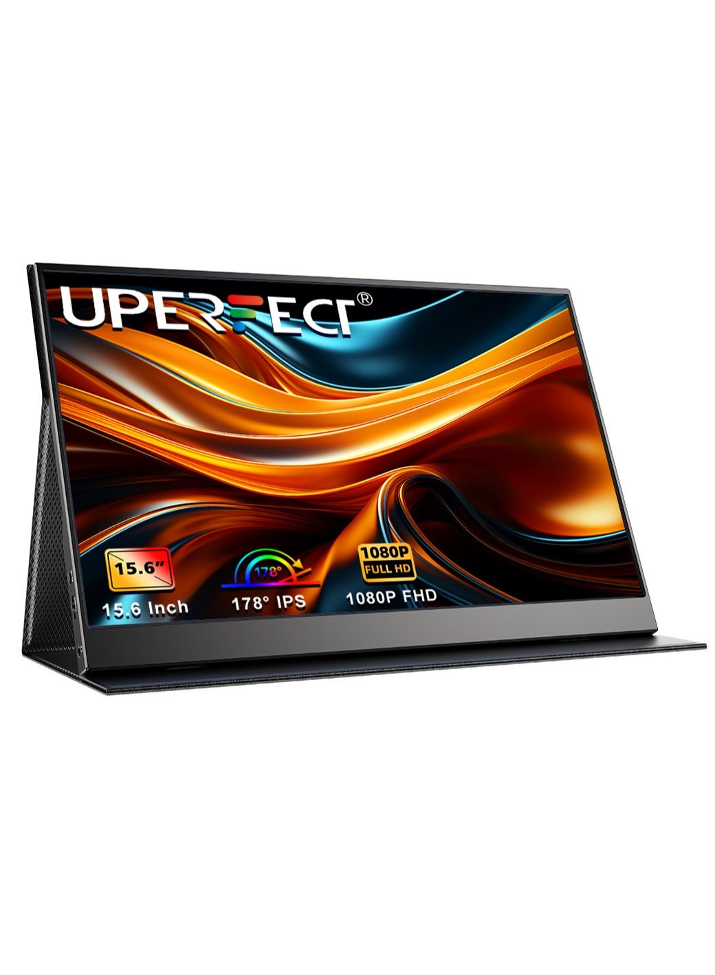 Compare UPERFECT Portable Monitor 15.6 Inch 60 Hz 1920 × 1080 FHD IPS USB C & Mini HDMI Port Ultra Thin Second Screen for LaptopPhoneGame Console, VESA Mountable at KSA Price