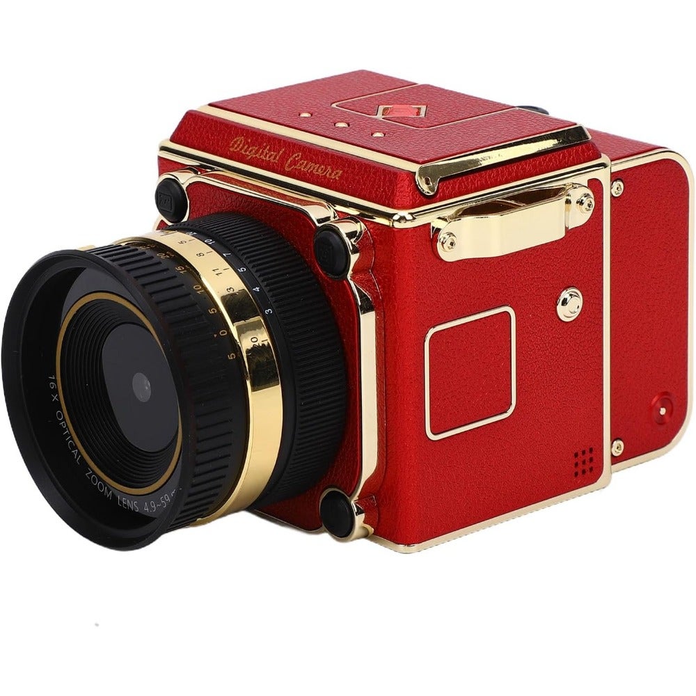Compare Vintage Digital Camera, 2 Inch HD Screen 56MP 2.7K Video 16x Zoom Auto Focus, with OTG Transfer for Smartphone Computer Connection at KSA Price